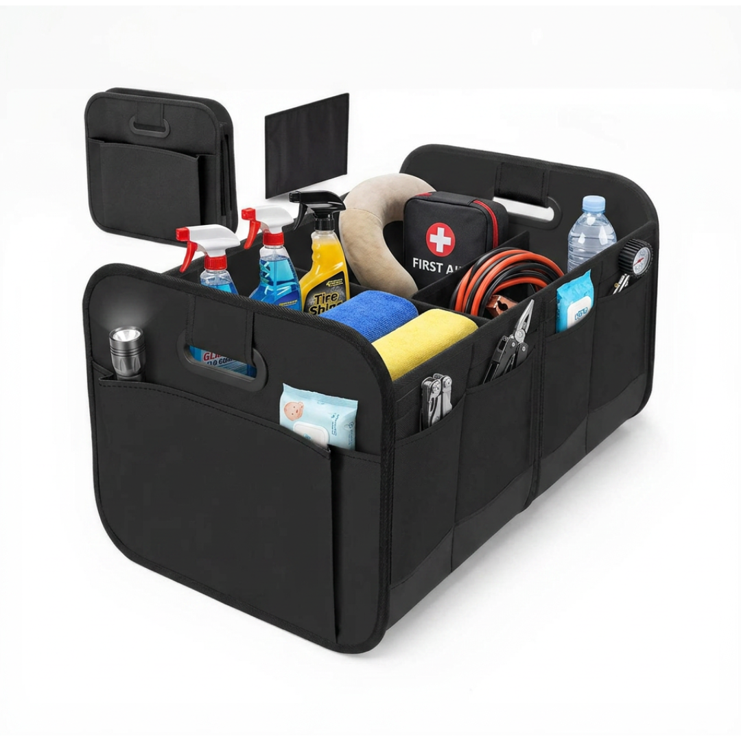 Car Trunk Organizer – Foldable Large Capacity Storage Box