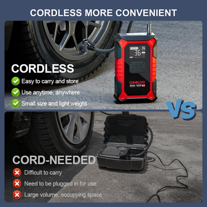 GOOLOO A3 Portable Jump Starter & Air Compressor 3000A