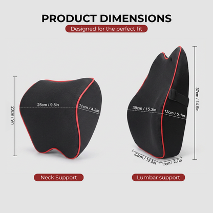 Comfort Memory Foam Car Support Cushion