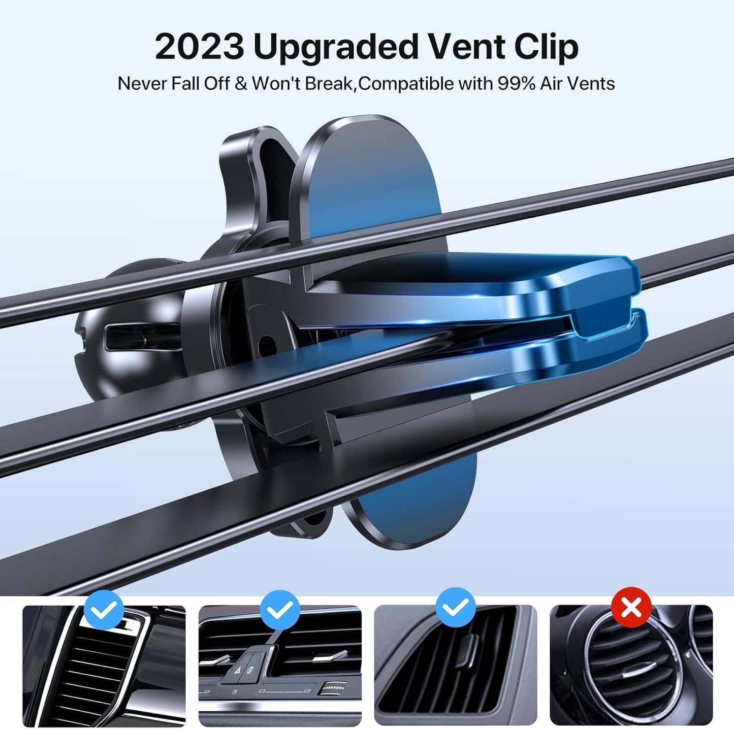 Car Phone Holder Mount 360° Rotation Suction Cup Universal Dashboard Stand Auto Windshield Phone Bracket for Support All Phones