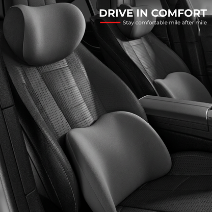 Premium Memory Foam Car Support Cushion
