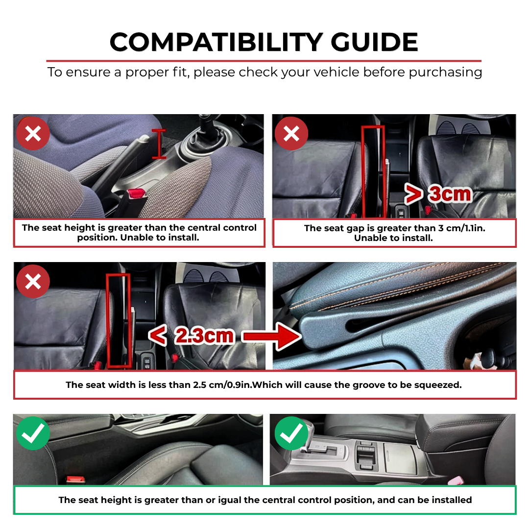 2-Pack Car Seat Gap Filler Organizer – Dual Slot Storage for Phone, Keys & Essentials