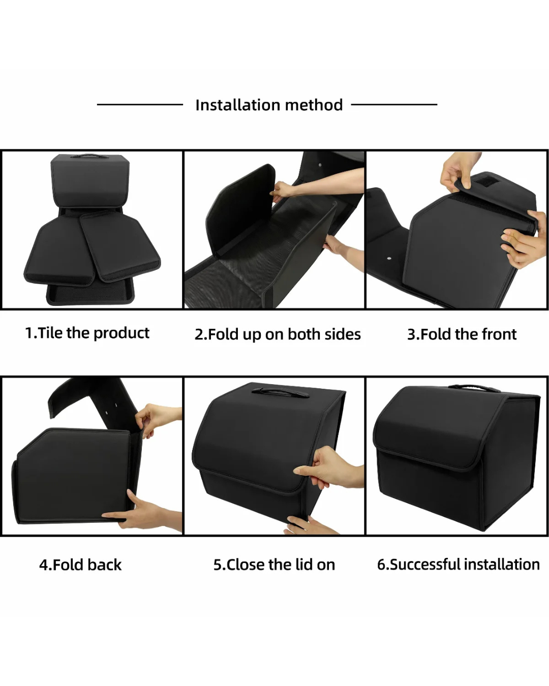 Premium Foldable Car Trunk Organizer