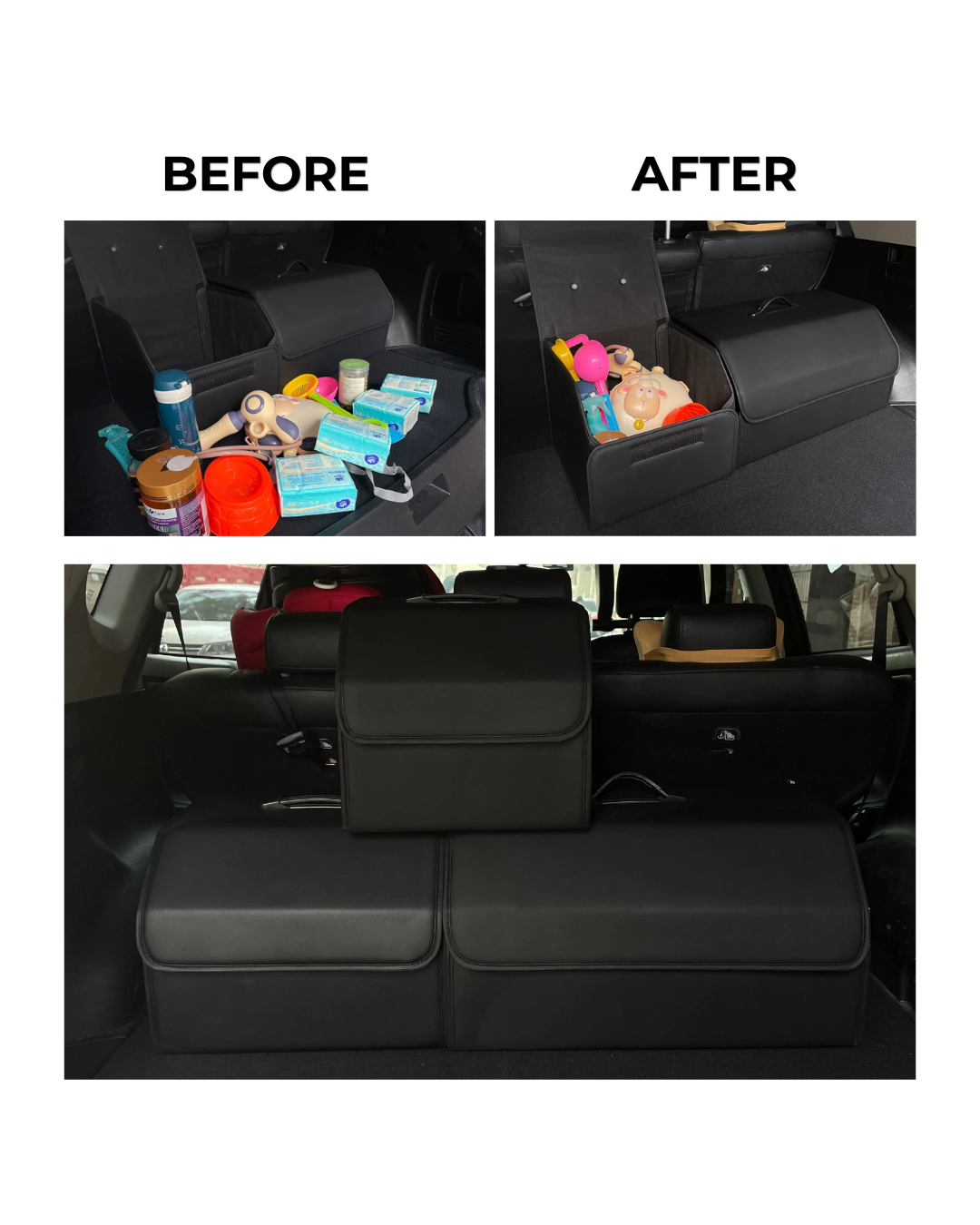 Premium Foldable Car Trunk Organizer