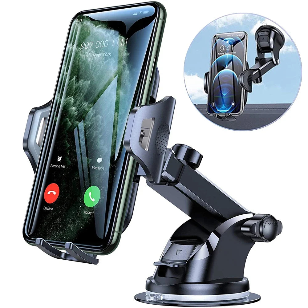 Long Arm Car Phone Mount – Suction Cup Holder