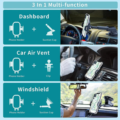 Long Arm Car Phone Mount – Suction Cup Holder