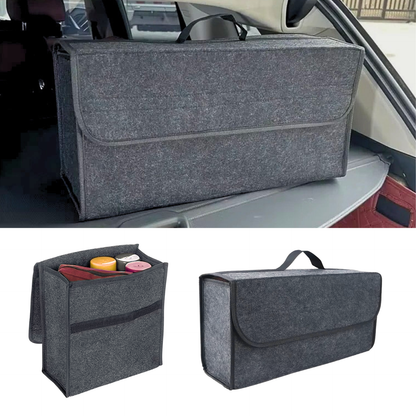 Felt Car Trunk Organizer – Large Anti-Slip Storage Box