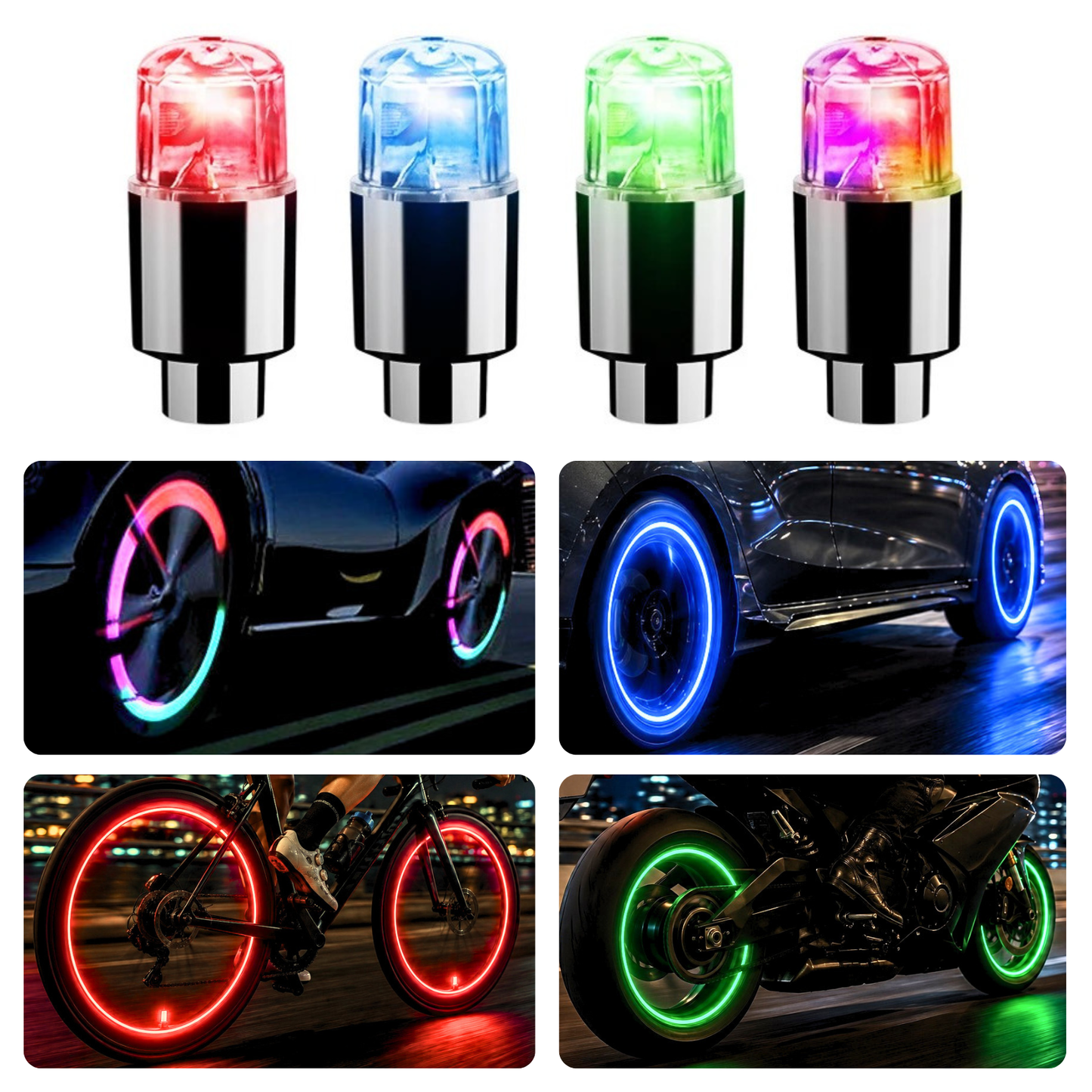 LED Wheel Valve Lights (Motion Activated)