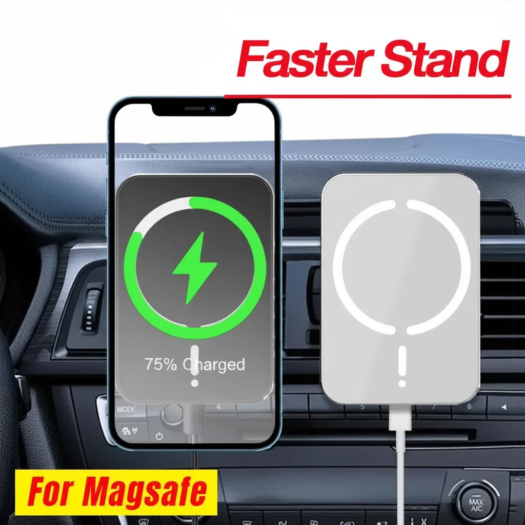 MagSafe Car Phone Holder – 15W Wireless Charging