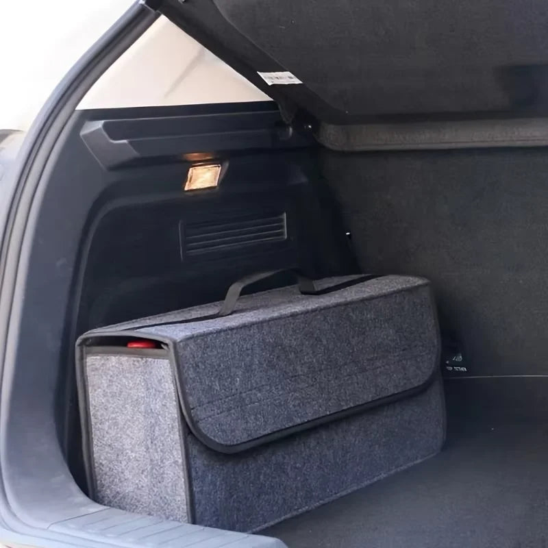 Felt Car Trunk Organizer – Large Anti-Slip Storage Box