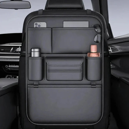 Car Seat Back Organizer – 6-Pocket Waterproof Storage Bag