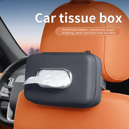 Car Tissue Box Holder – Multifunctional Sun Visor & Armrest Storage