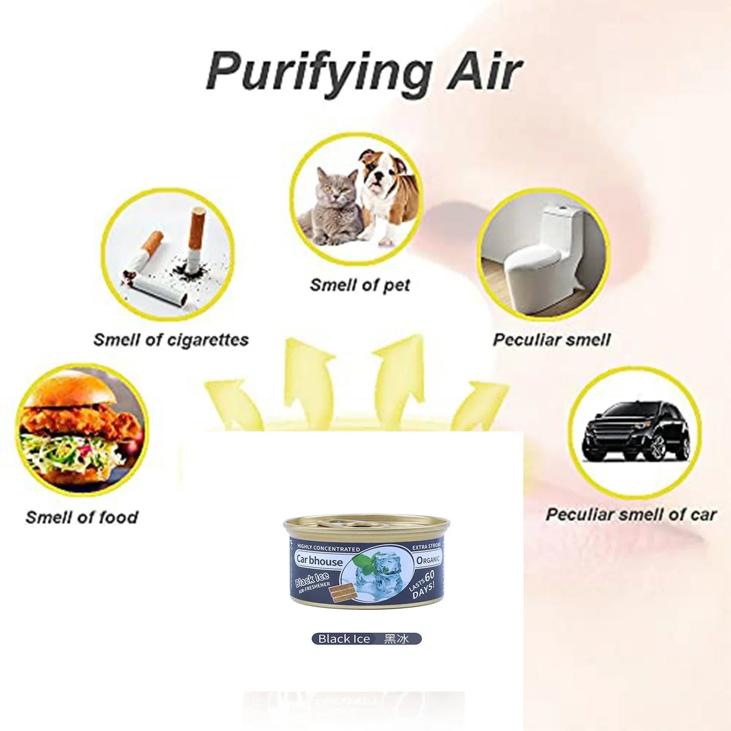 Organic Wood Air Freshener Can