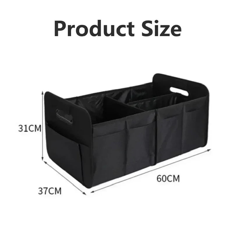 Car Trunk Organizer – Foldable Large Capacity Storage Box