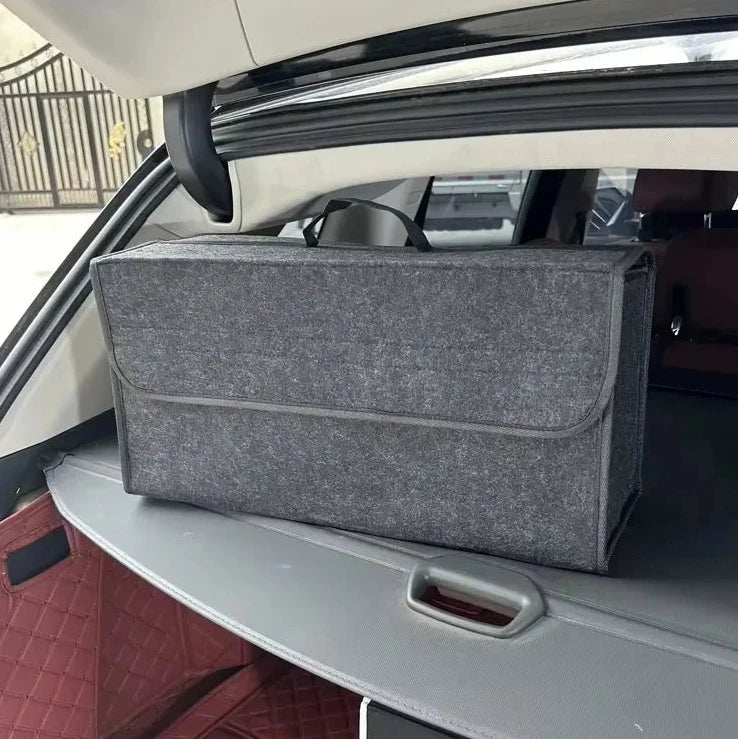 Felt Car Trunk Organizer – Large Anti-Slip Storage Box