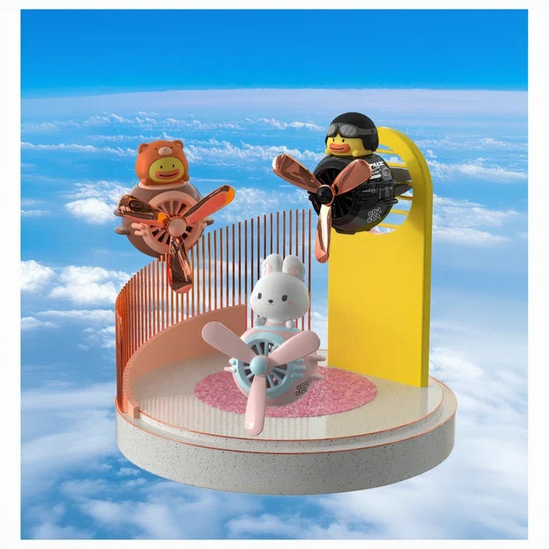 Magnetic Cartoon Car Vent Aroma Diffuser