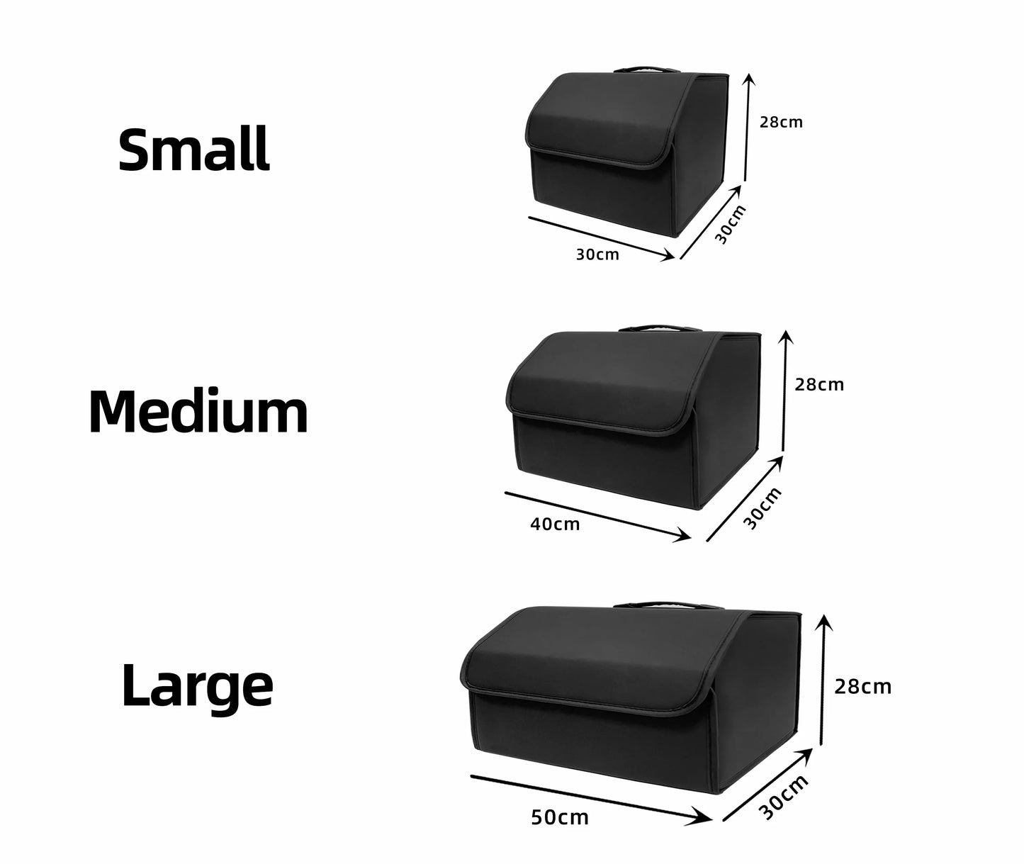 Premium Foldable Car Trunk Organizer