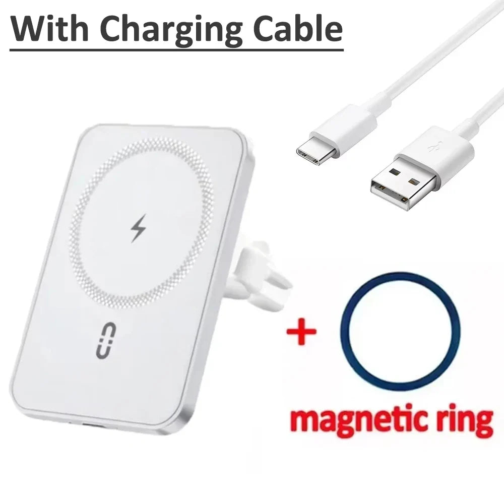 MagSafe Car Phone Holder – 15W Wireless Charging