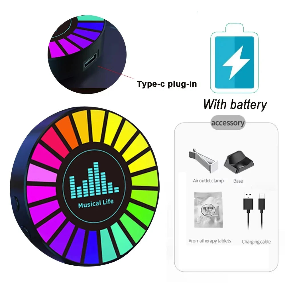 Smart RGB Music Rhythm Light & Aroma Diffuser