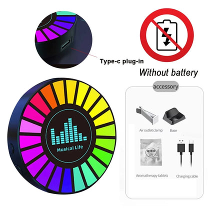 Smart RGB Music Rhythm Light & Aroma Diffuser