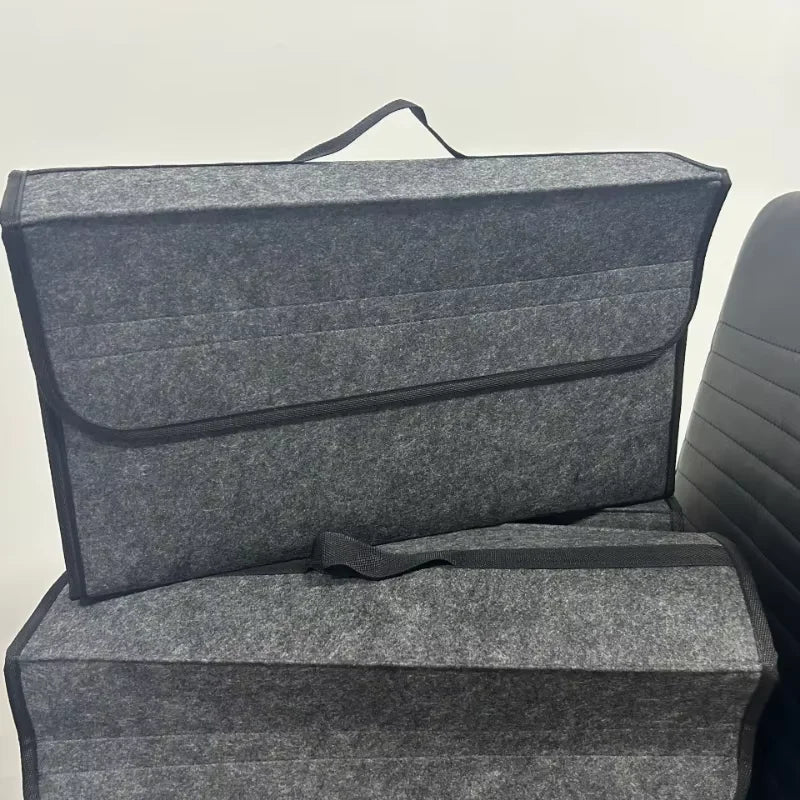 Felt Car Trunk Organizer – Large Anti-Slip Storage Box