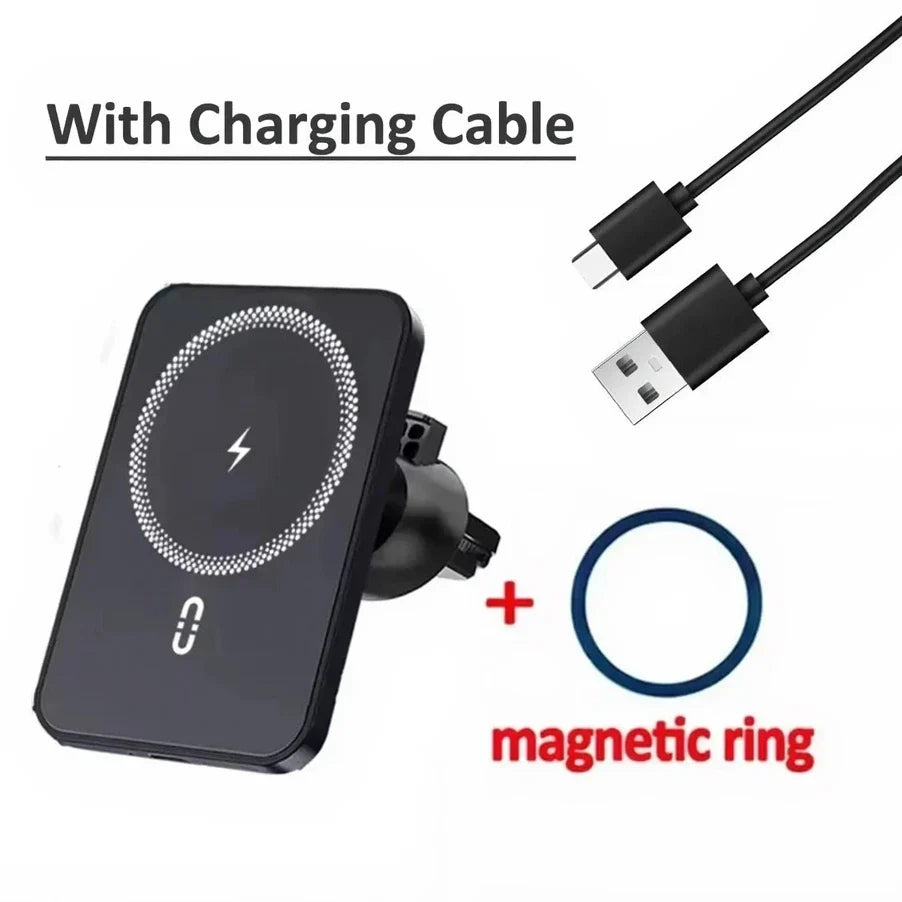 MagSafe Car Phone Holder – 15W Wireless Charging