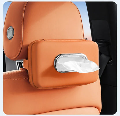 Car Tissue Box Holder – Multifunctional Sun Visor & Armrest Storage
