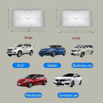 Foldable Car Windshield Sunshade – UV Protection